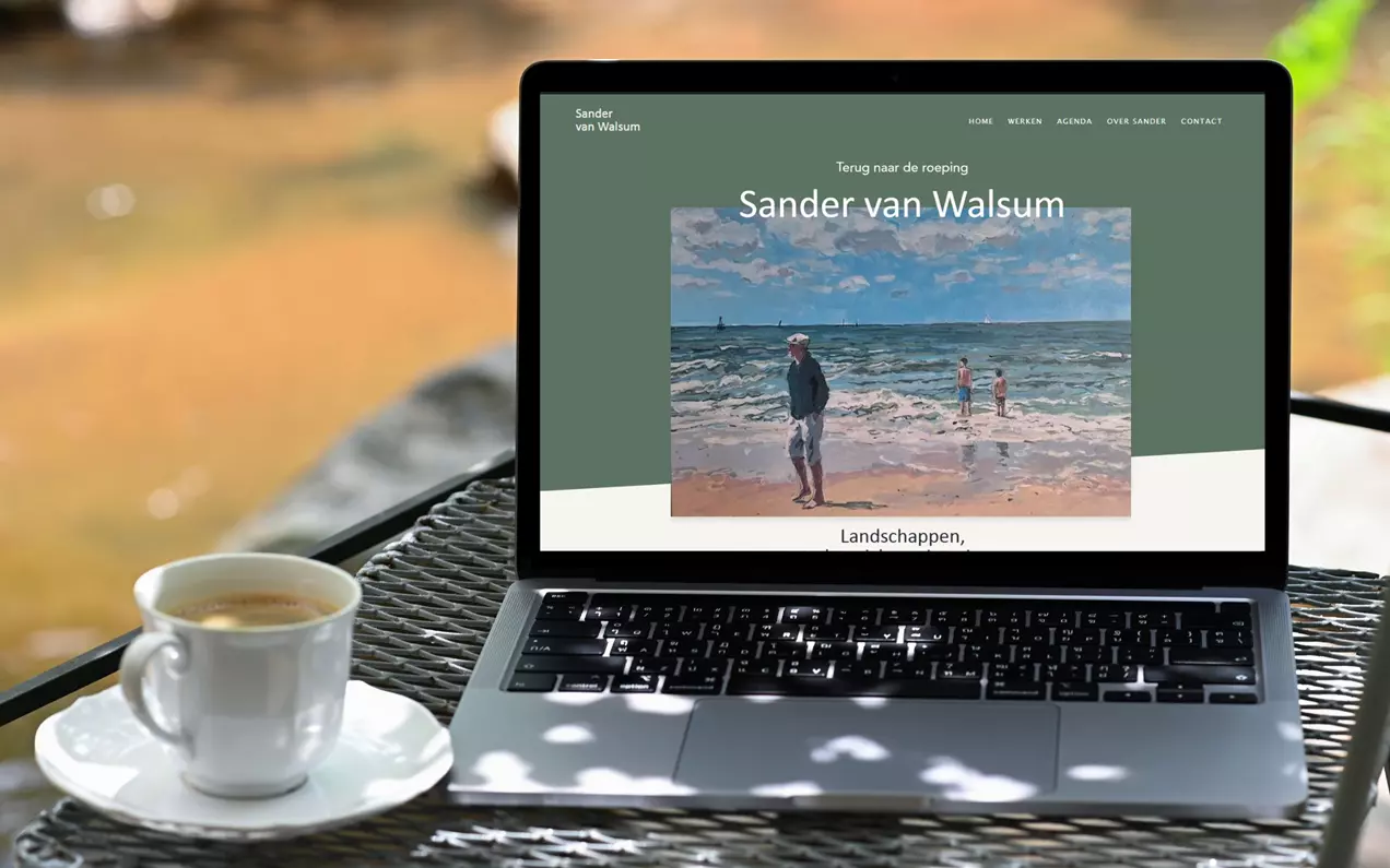 Een nieuwe website voor Sander van Walsum